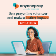 Anyone Pray Volunteers