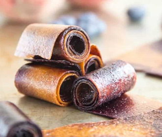 blueberrypeachfruitrollups